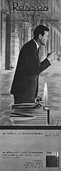 Publicit Ronson 1961