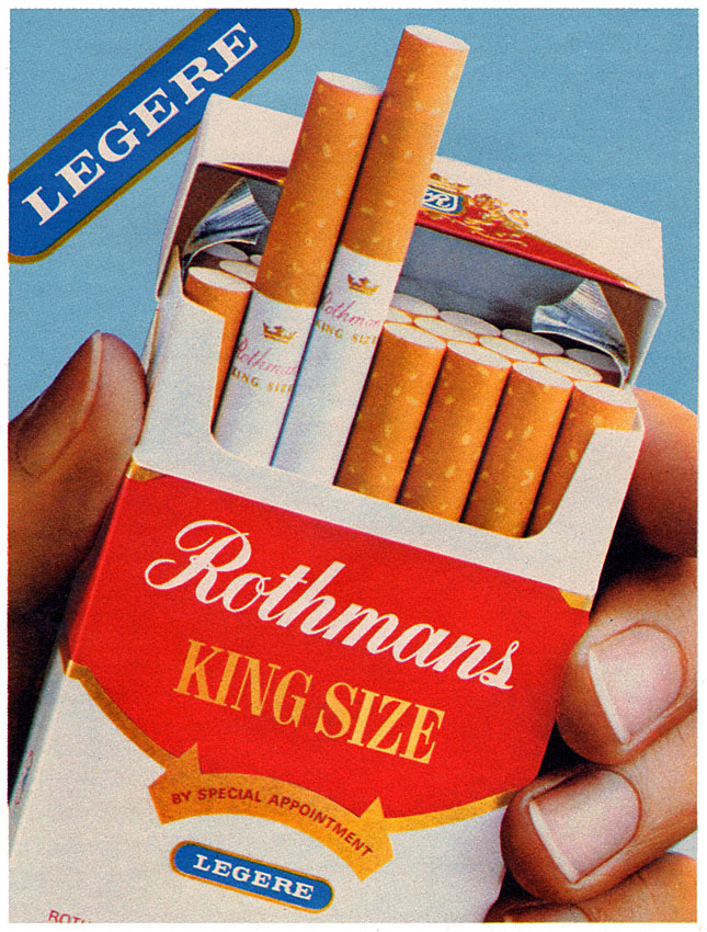 Publicité Rothmans 1981