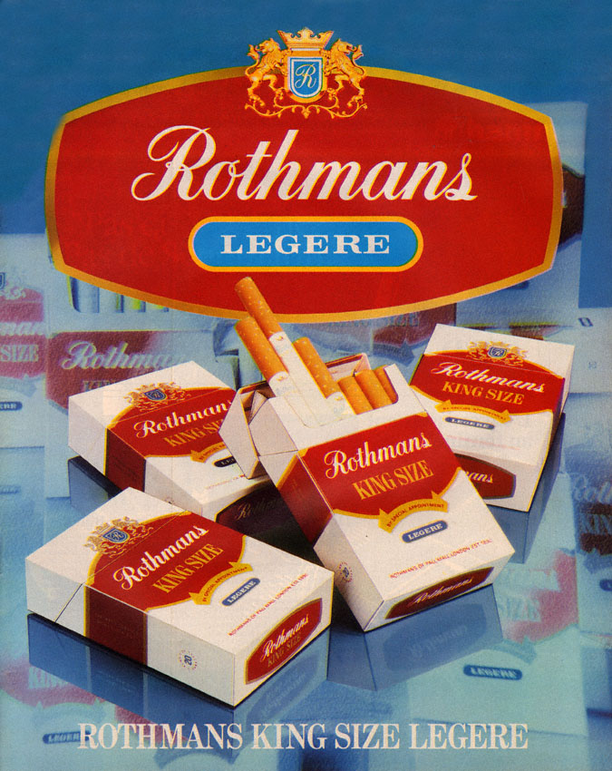 Publicité Rothmans 1981