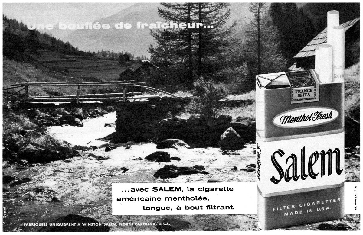 Publicité Salem 1959