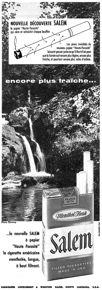 Publicité Salem 1959