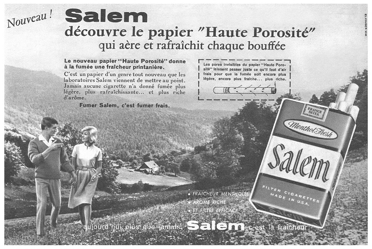 Publicité Salem 1959