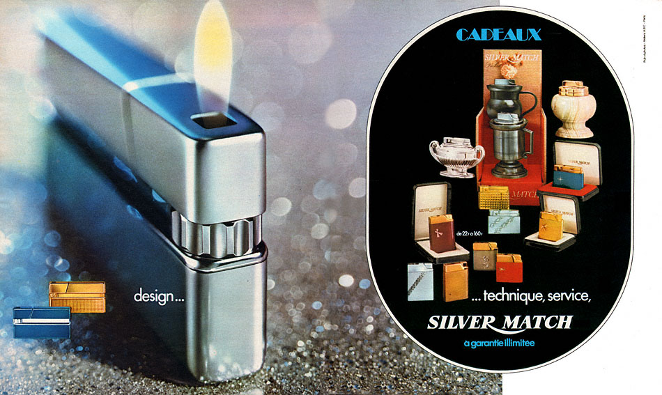 Publicité Silver Match 1972