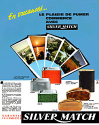 Publicit Silver Match 1962