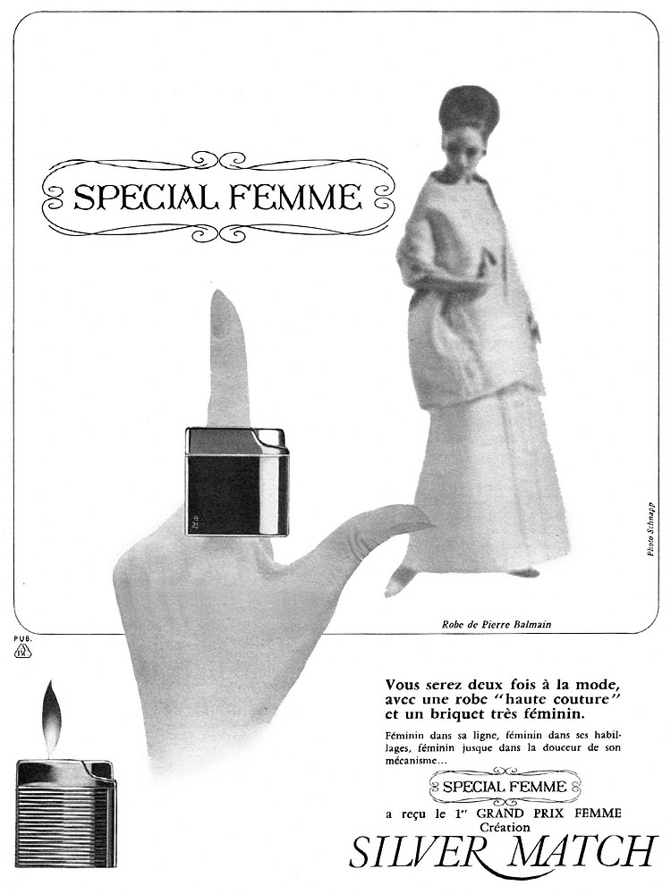 Publicit� Silver Match 1966