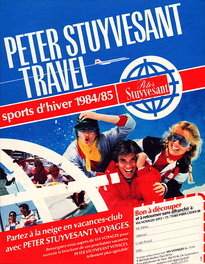 Publicité PeterStuyvesant 1984