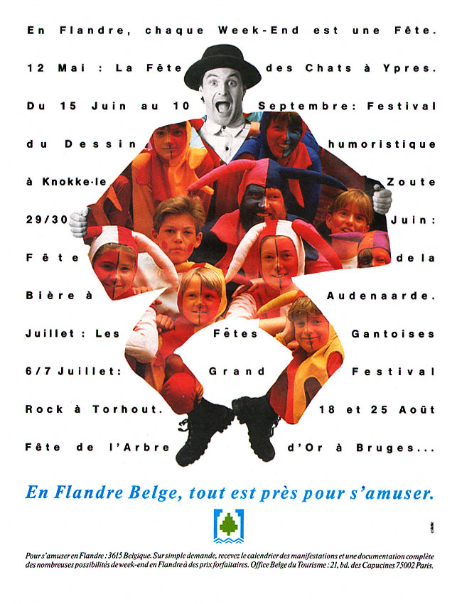Publicité Belgique 1991