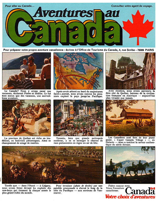 Publicité Canada 1976