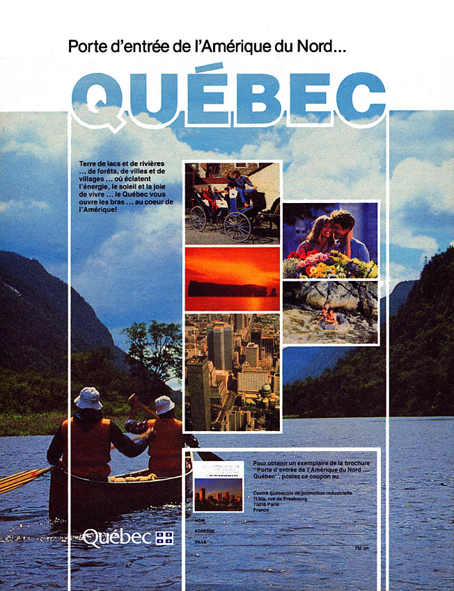 Publicité Canada 1985