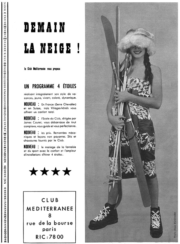 Publicité Club Mditerranne 1957