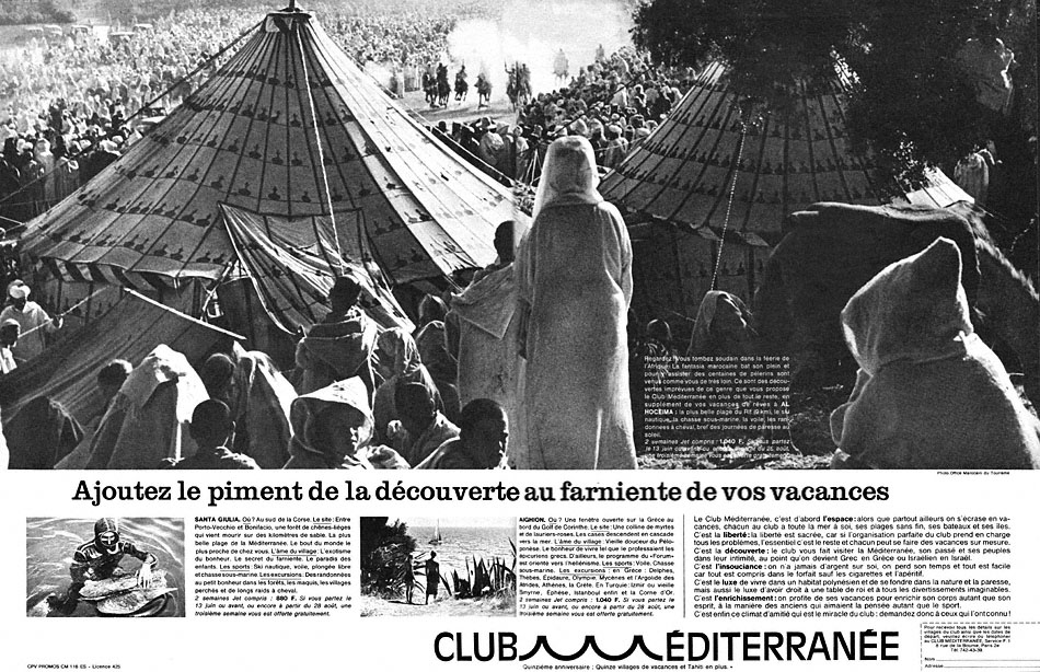 Publicité Club Mditerranne 1965