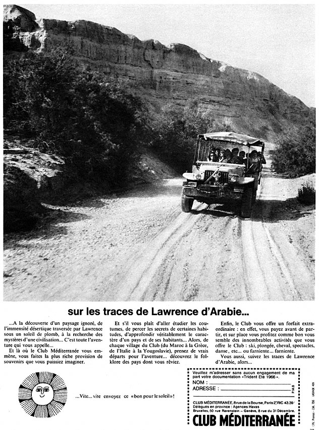 Publicité Club Mditerranne 1966