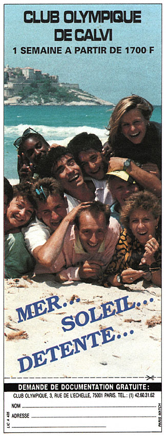 Publicité Club Olympique 1994