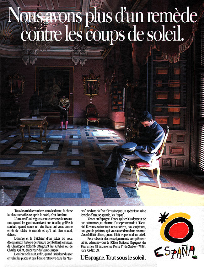 Publicité Espagne 1986