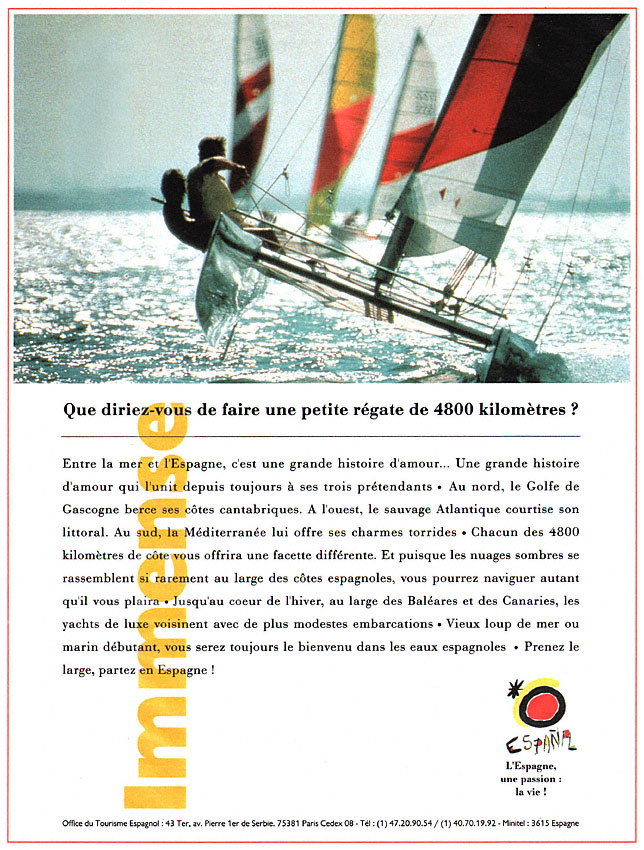 Publicité Espagne 1993