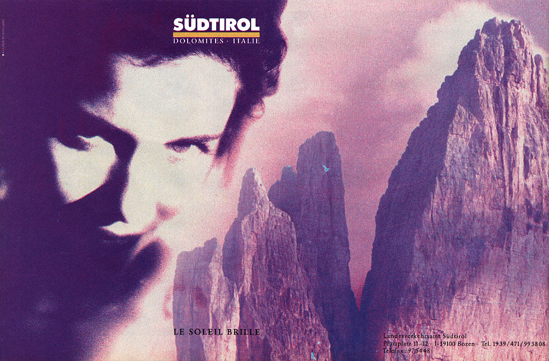 Publicité Italie 1990
