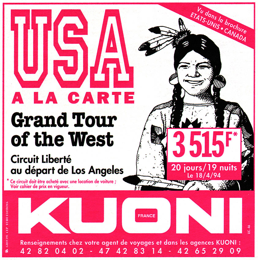 Publicité Kuoni 1994