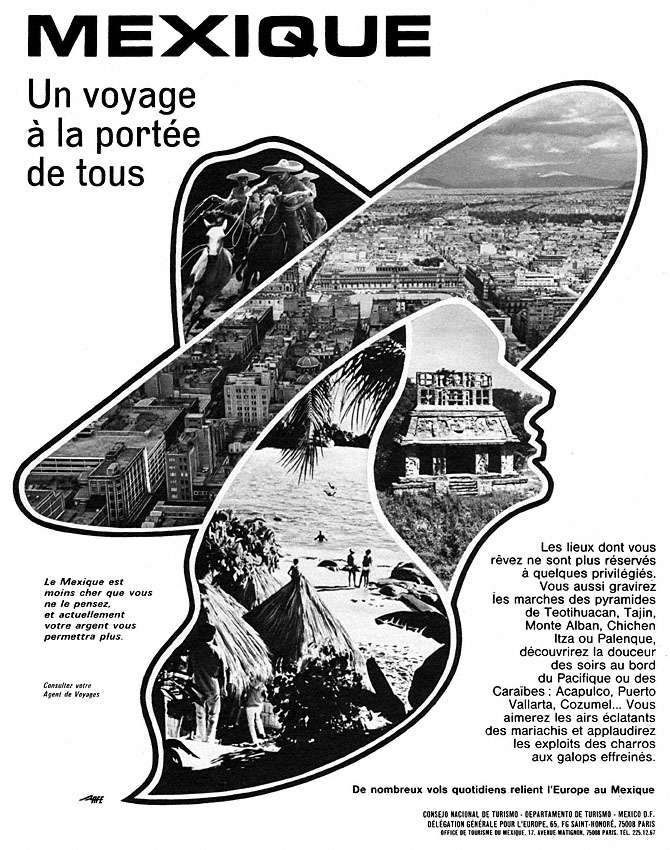 Publicité Mexique 1973