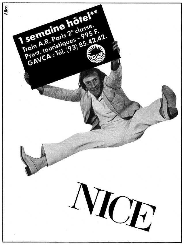 Publicité Nice 1979