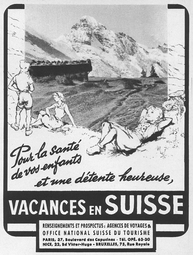 Publicité Suisse 1952