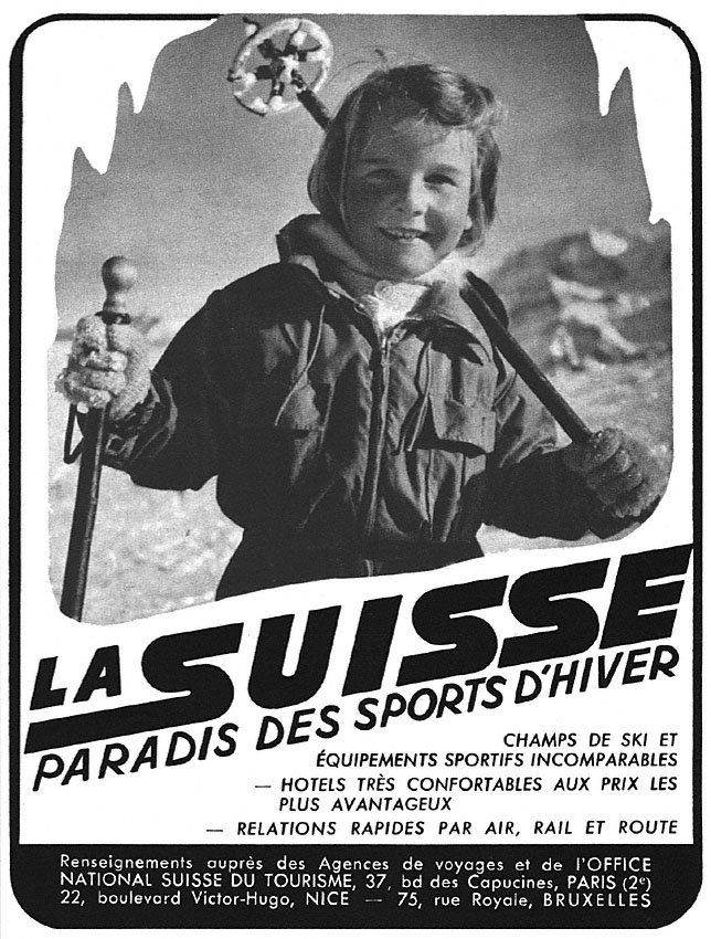 Publicité Suisse 1952