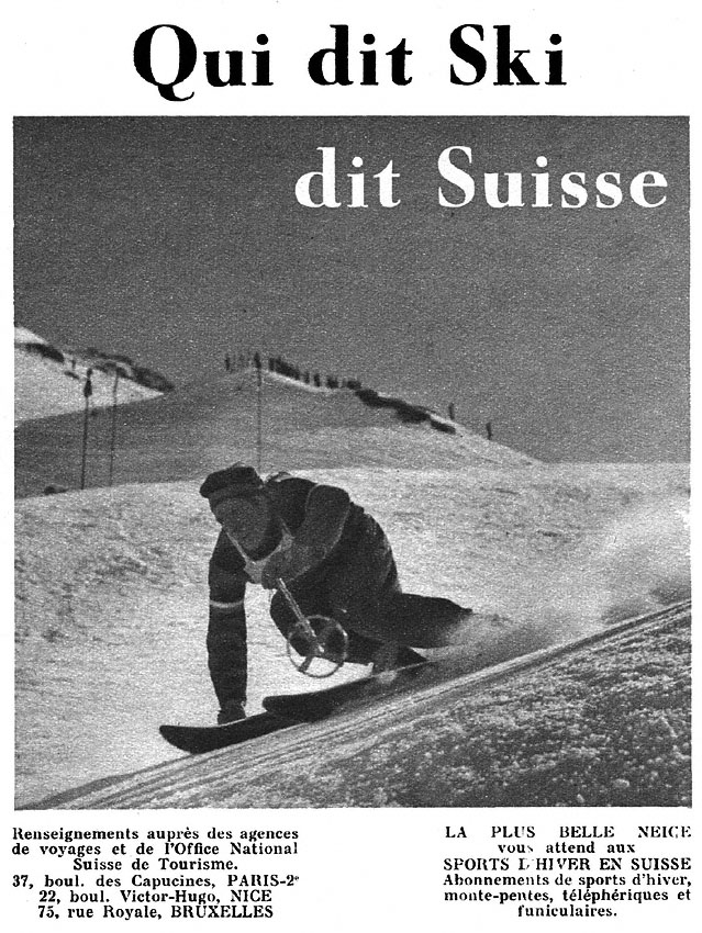 Publicité Suisse 1953