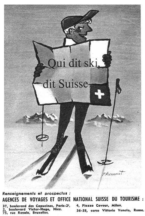 Publicité Suisse 1954