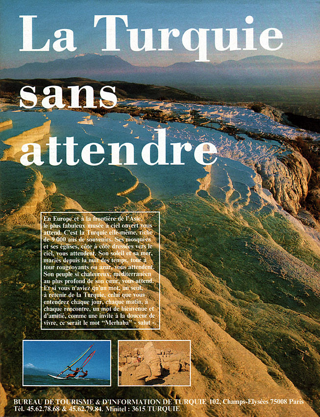 Publicité Turquie 1991