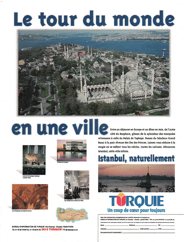 Publicité Turquie 1997