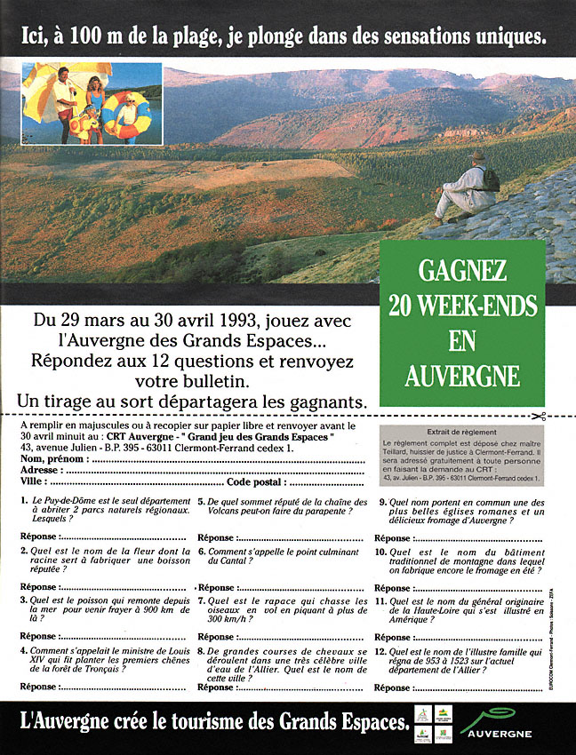 Publicité Zzdivers_VAC5 1993