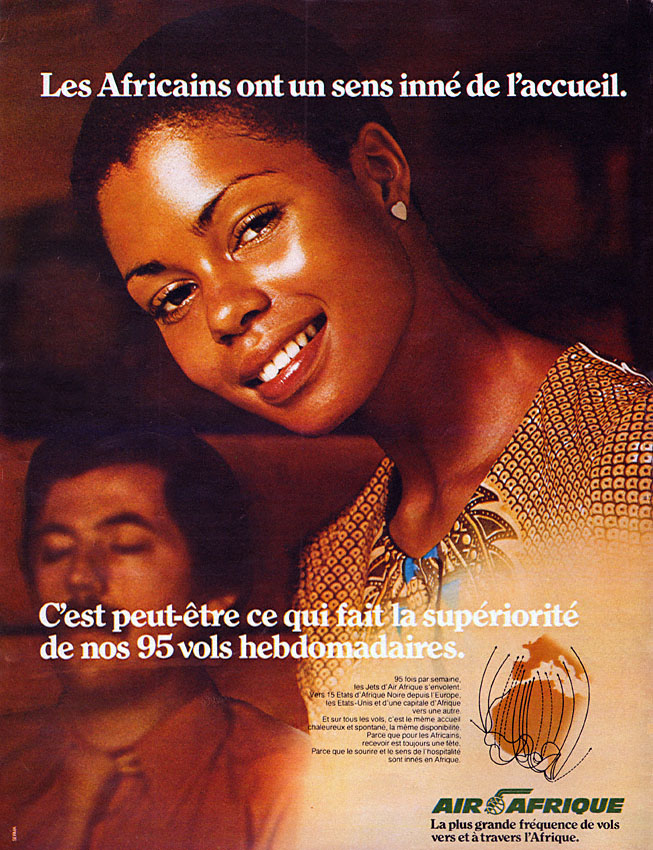 Publicité Air Afrique 1976