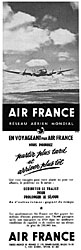 Publicit Air France 1951