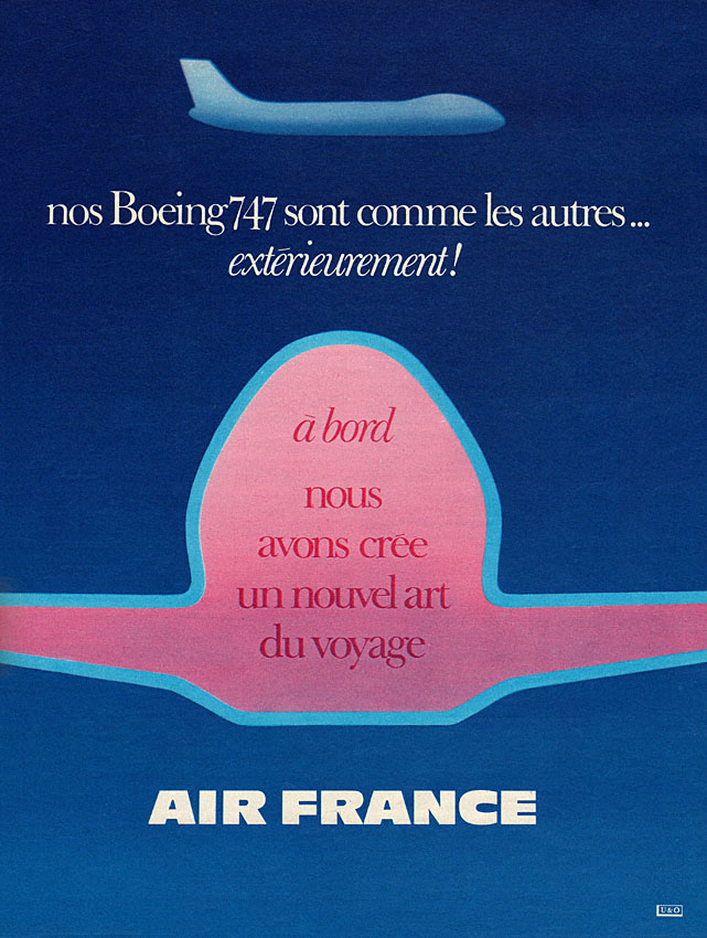 Publicité Air France 1970