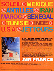 Publicité Air France 1971
