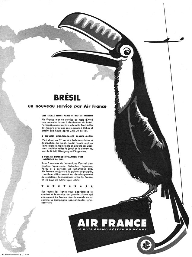 Publicité Air France 1958