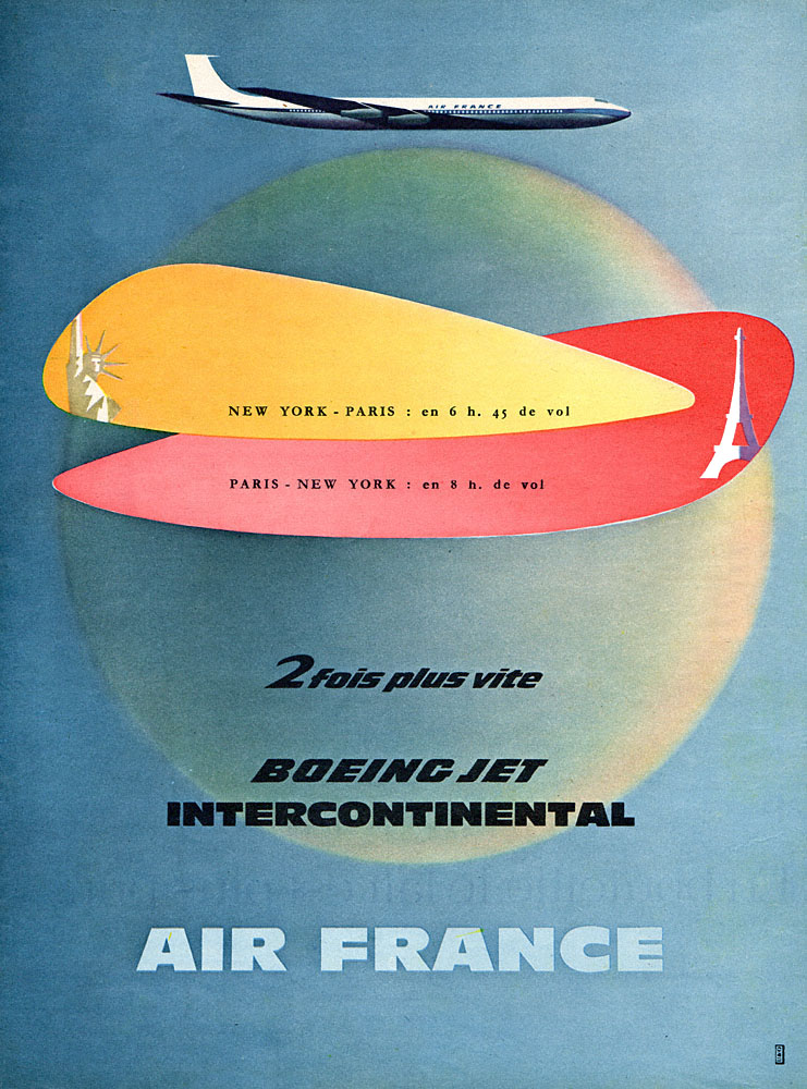 Publicité Air France 1960