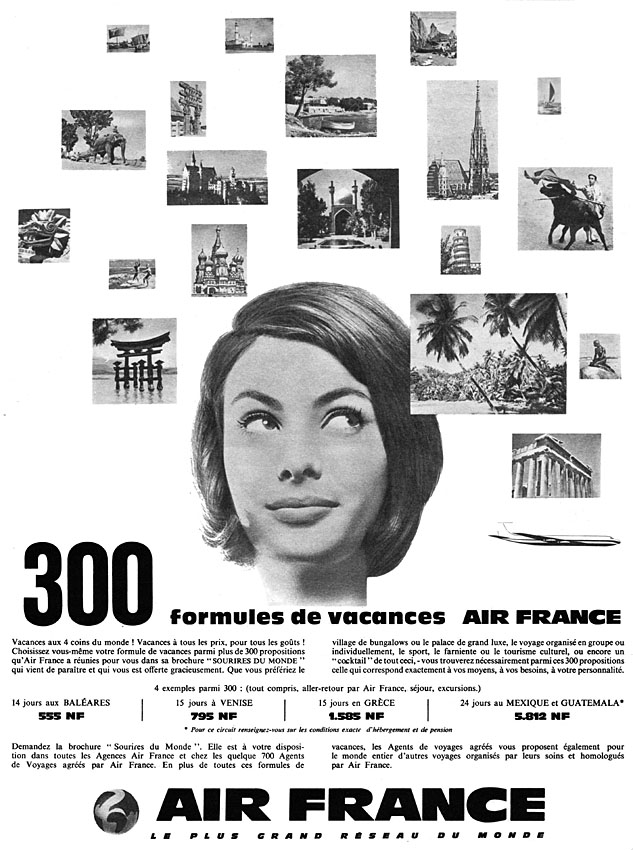 Publicité Air France 1962