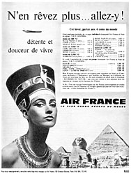 Publicit Air France 1962