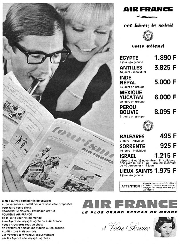 Publicité Air France 1964