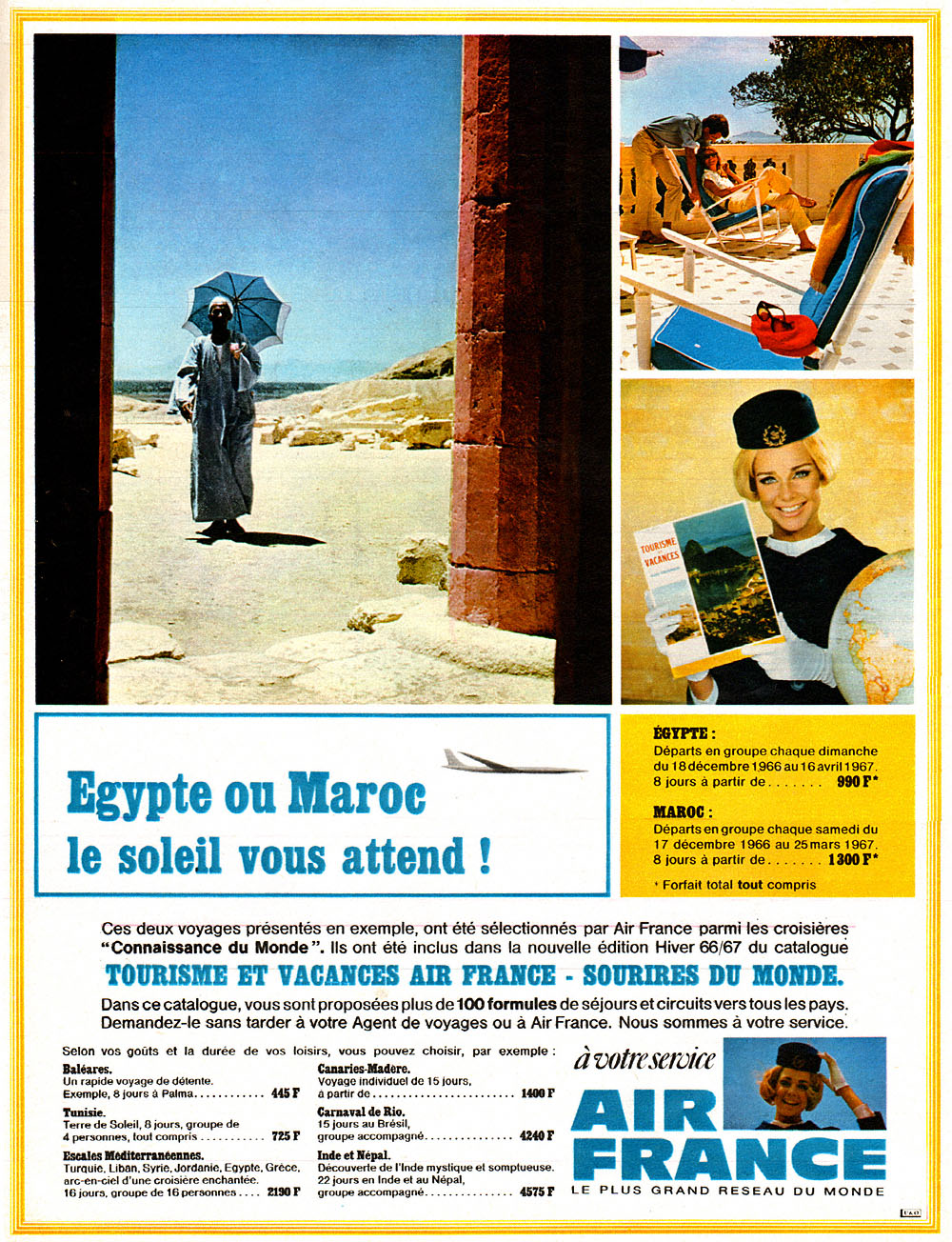 Publicit� Air France 1966