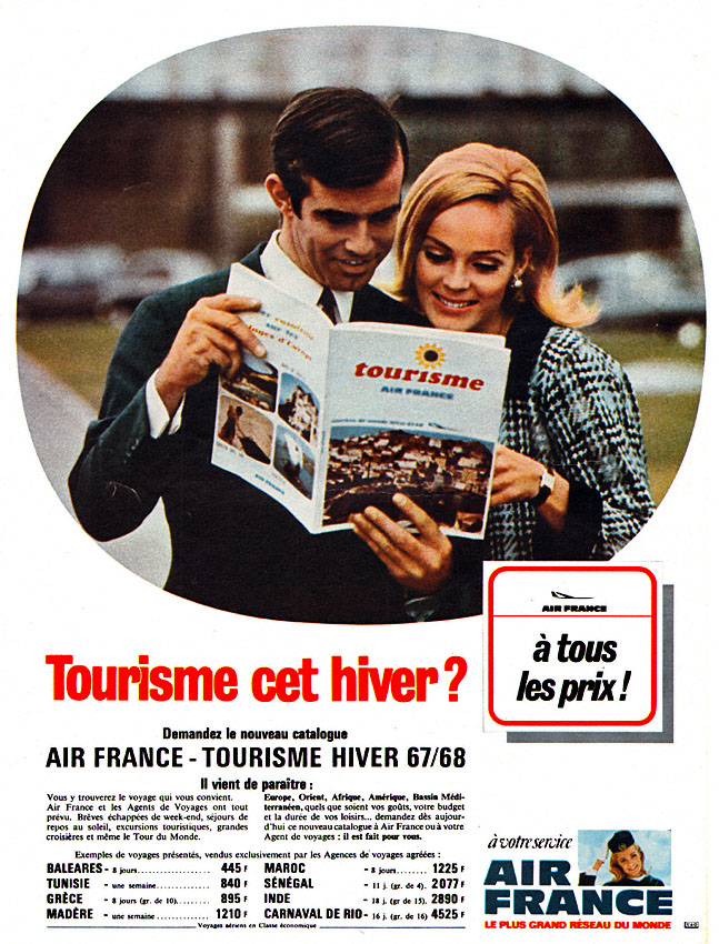 Publicité Air France 1967