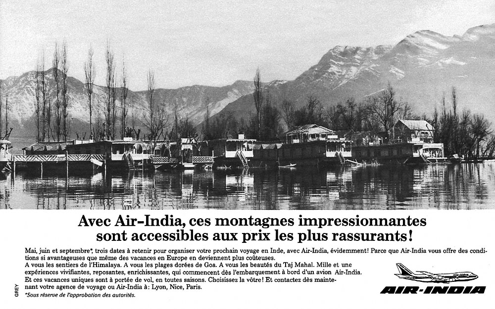 Publicité Air India 1987