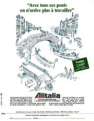 Publicit Alitalia 1989