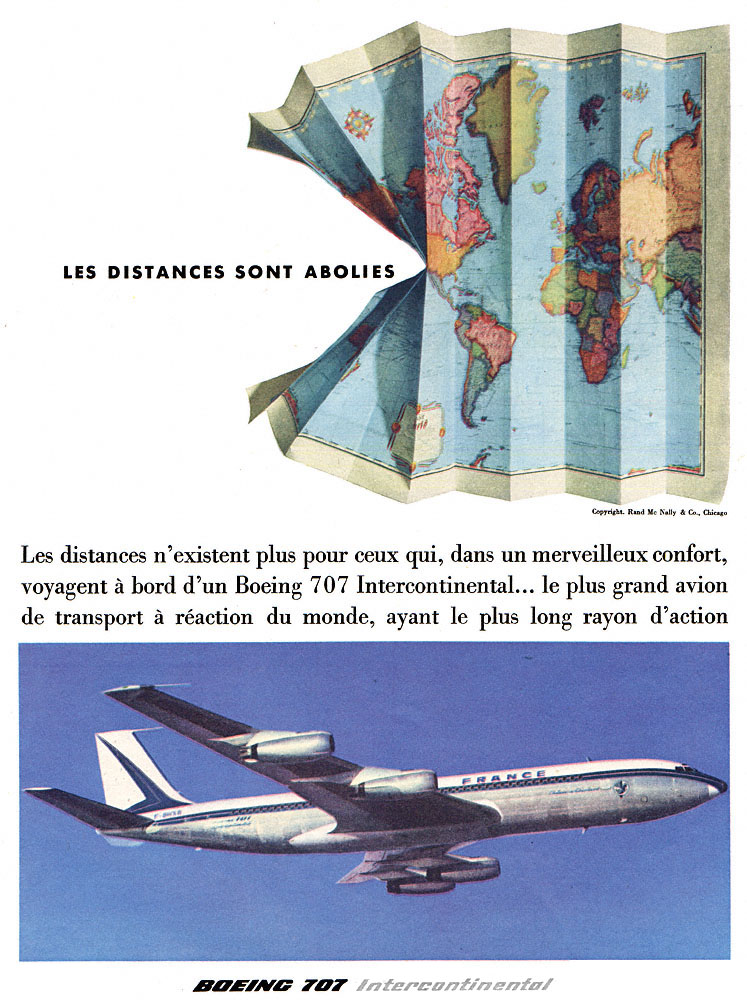 Publicité Boeing 1960