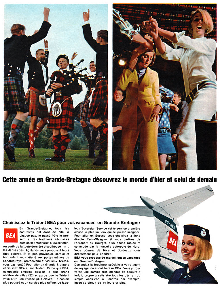 Publicit� Bea 1967