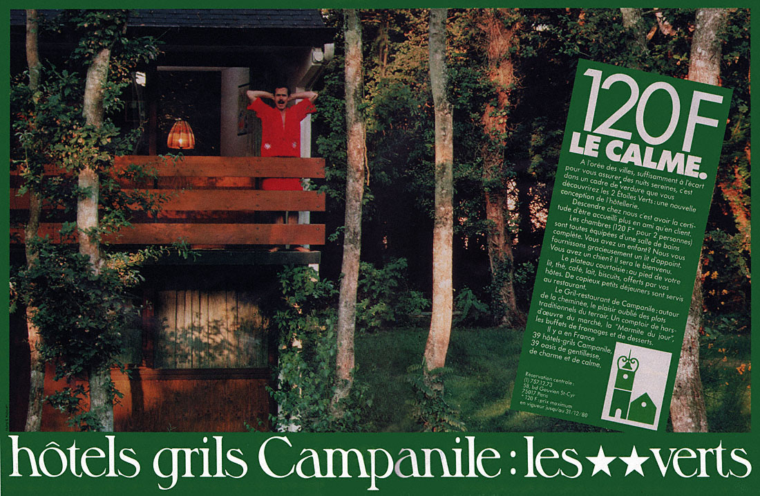 Publicité Campanile 1980