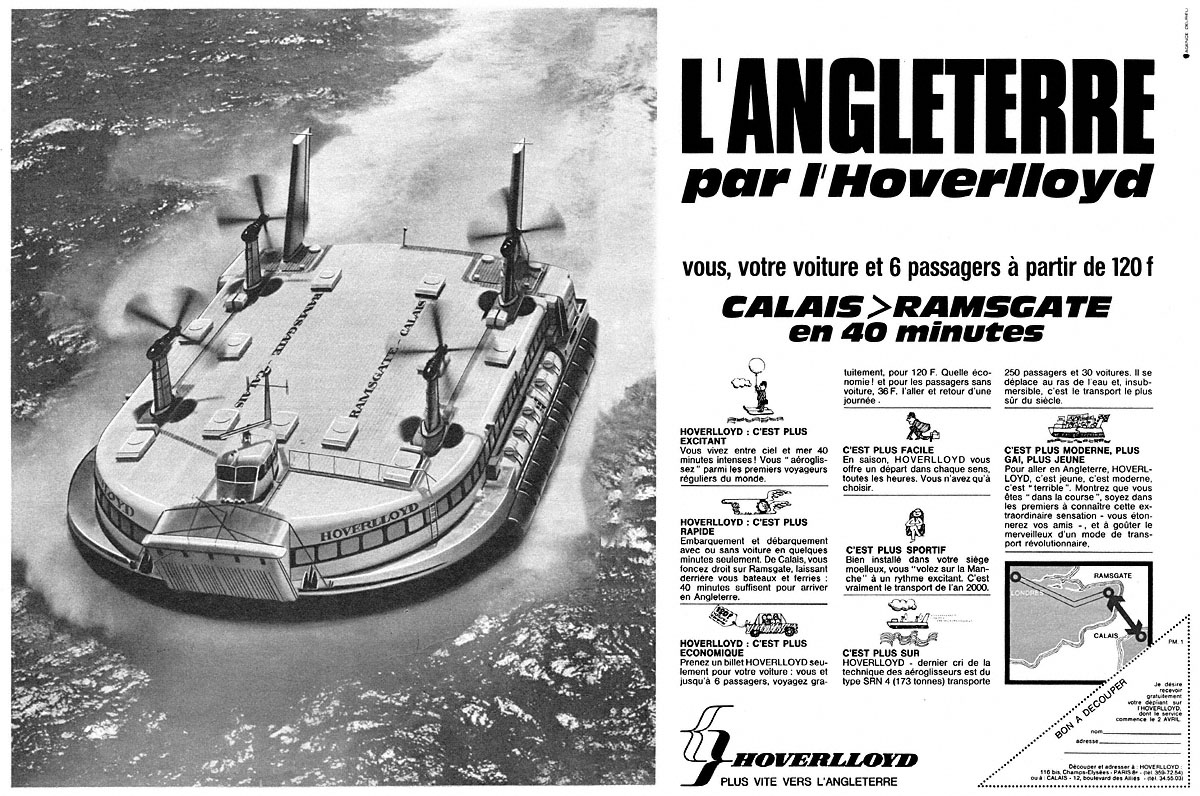 Publicit� Hoverlloyd 1969