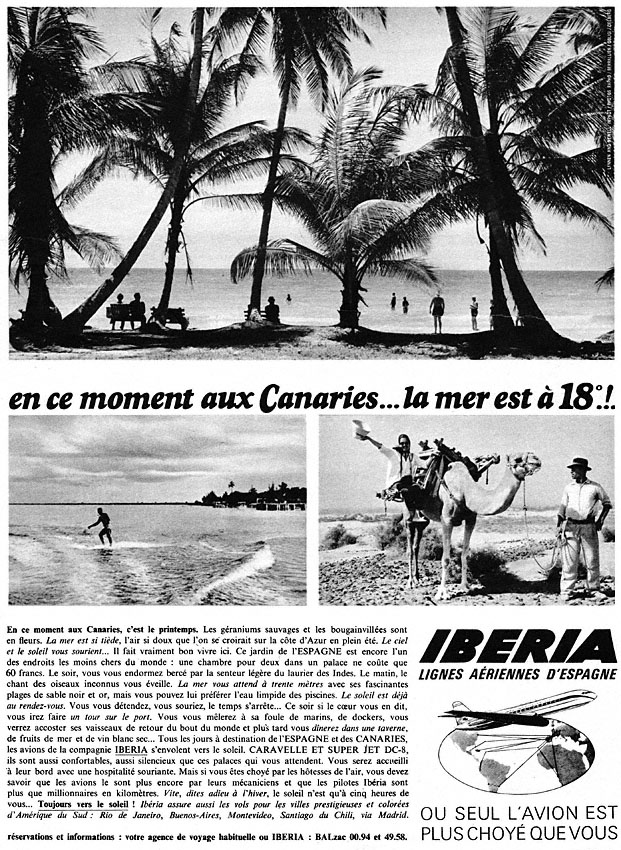 Publicité Iberia 1965