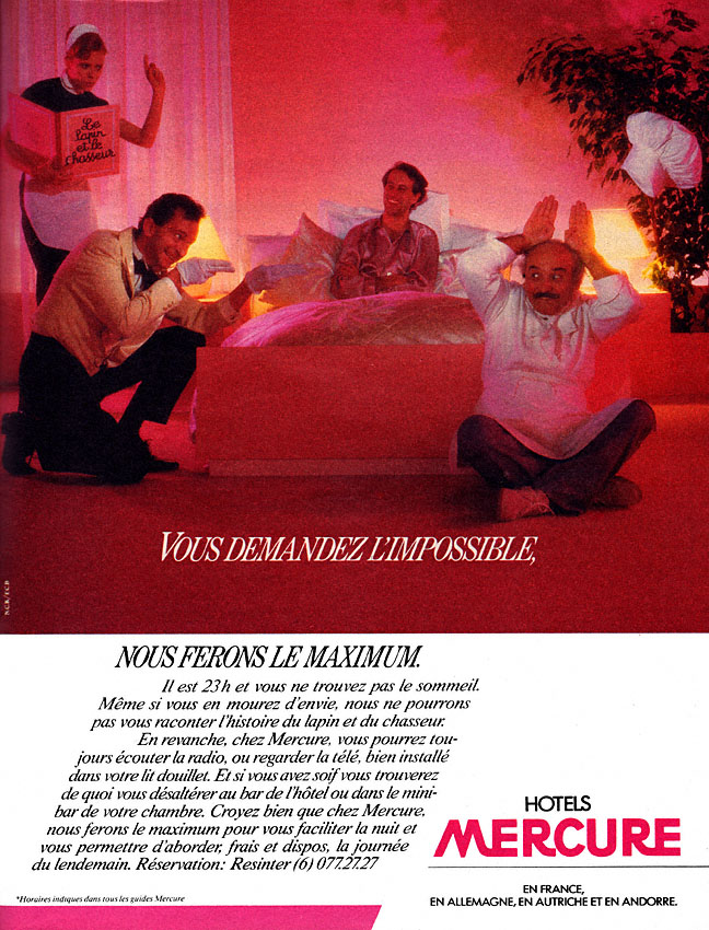 Publicité Mercure 1984