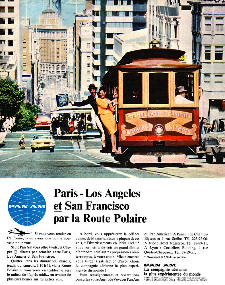 Publicit� Pan American 1966